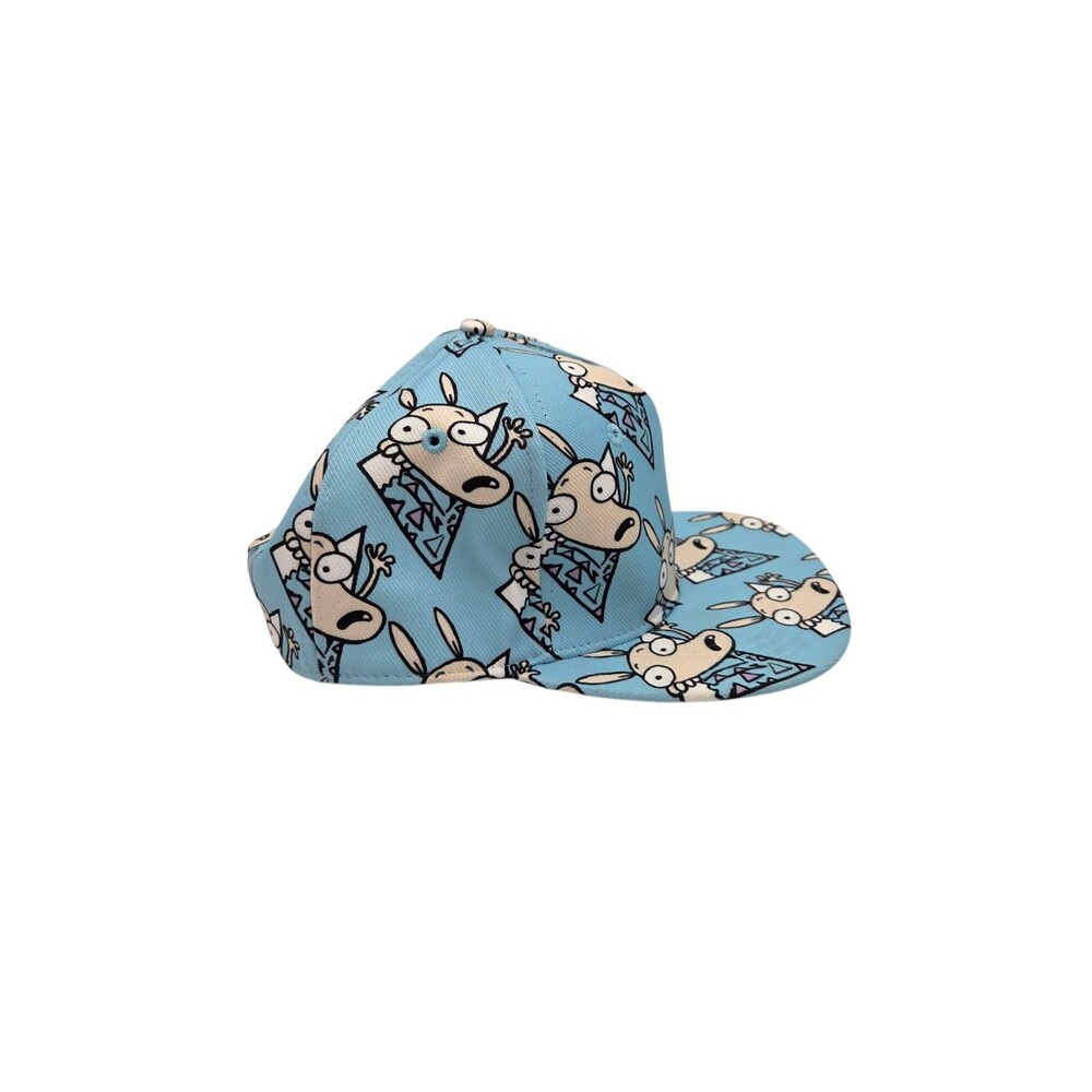 Rocko's Modern Life Snapback Hat Nickelodeon Bioworld 2019 All Over Print Spunky